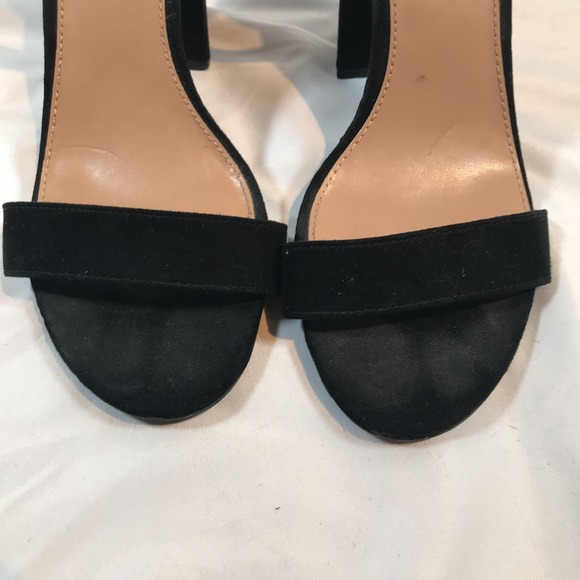 Merona Slingback Open Toe Block Heels Buckle Strap Womens US 8 EU 38.5 UK 6 - Picture 3 of 13